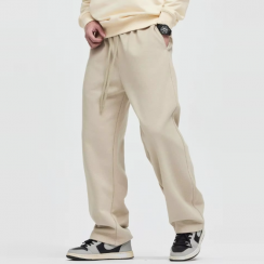 2 Pcs Straight Leg Casual Comfortable Wide Leg Sweatpants for Men