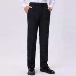 4 Pcs Autumn Loose Straight Non Iron Single Pleat Dress Pants